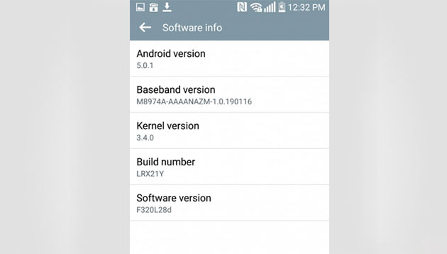 Android 5.0 LG G2